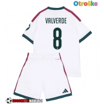 Otroške Nogometnih dresov Real Madrid Federico Valverde #8 Domači 2026-27 Kratki rokavi (+ hlače)
